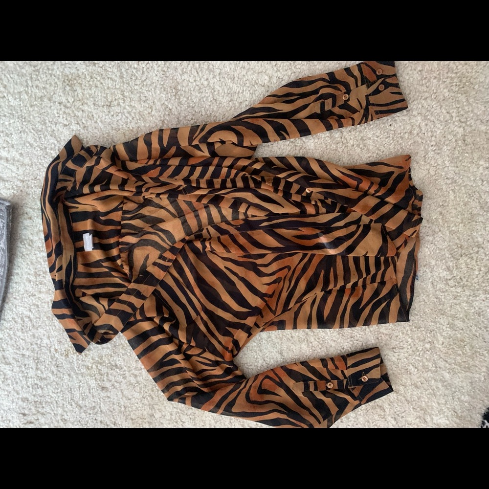 Tiger Print Shirt